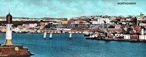 MOSTAGANEM - PANORAMIQUE PORT ET VILLE